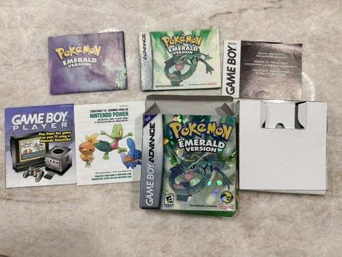 Nintendo Pokémon Emerald Version Original Box w/ Inserts & Poster - NO GAME - product listing photo