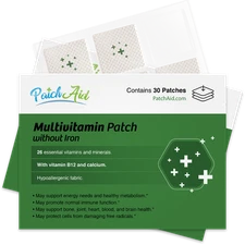 MultiVitamin Plus Topical Patch without Iron by PatchAid