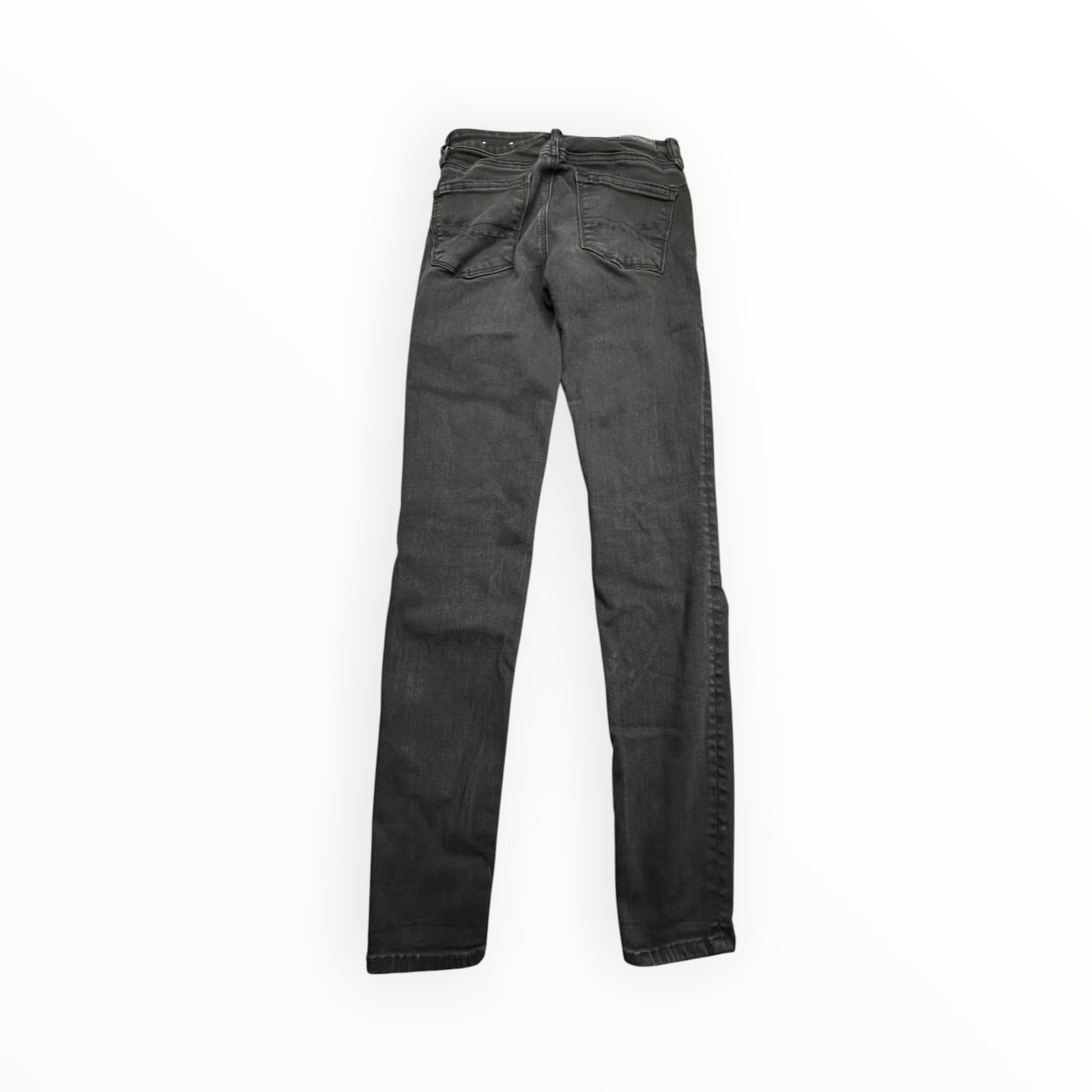 American Eagle Jeggings Womens 2 Black Hi-Rise Next Level Stretch Skinny Jeans image 2