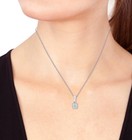 NEW! Effy Sterling Silver & Lab Grown Diamond Pendant Necklace/ A Great Gift ! — photo 2