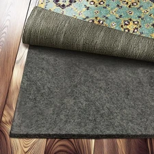 4 Ft x 6 Ft Felt TPO Non Skid Rug Pad | 1/4" Thick Under Rug Non Slip Pad | C...