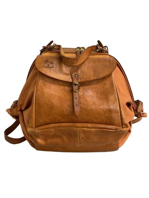 IL Bisonte Leather Backpack - Women Lungarno | Women main image 3