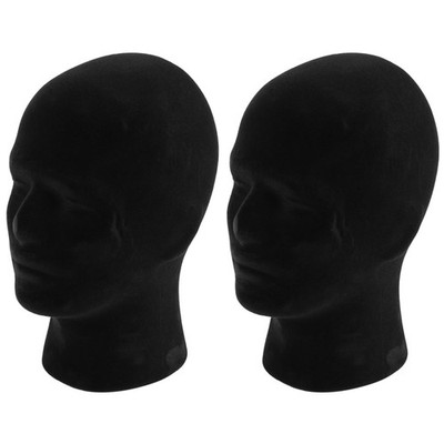 Styropor Schaum schwarz Modell Schaufensterpuppe Kopf Schaufensterpuppe Stand Bouti9829