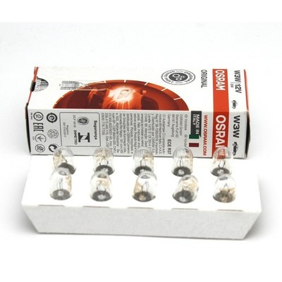 10pcs osram 2821 W3W 12V3W W2,1X9,5d 3200K Auxiliary lamp bulb car light