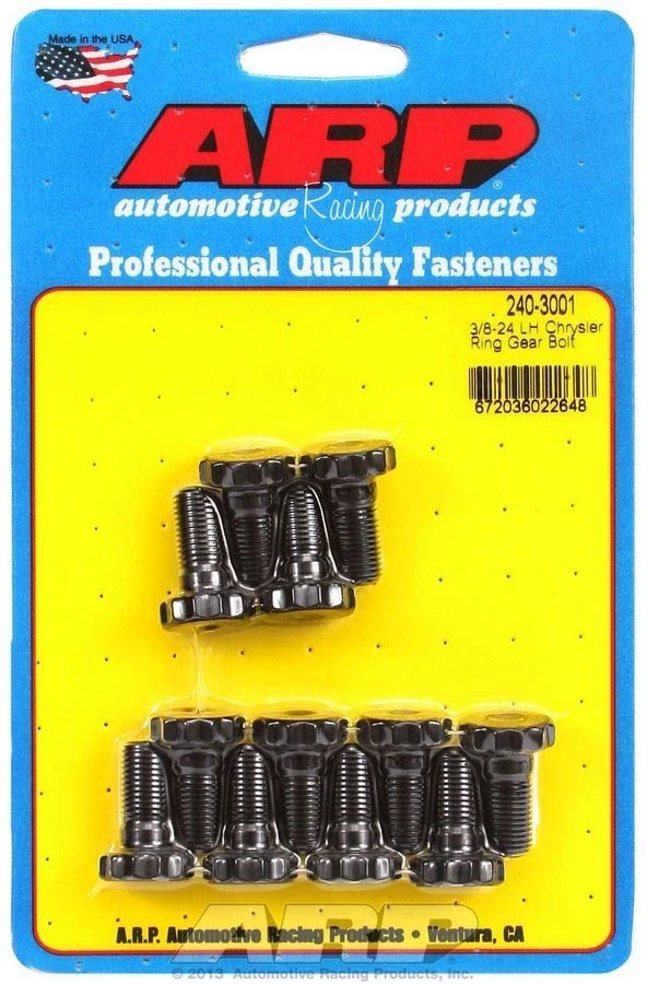 Arp 240-3001, Set of 12 Black Chromoly Mopar Ring Gear Bolt Kit .835 Uhl Perform - Image 3 of 4
