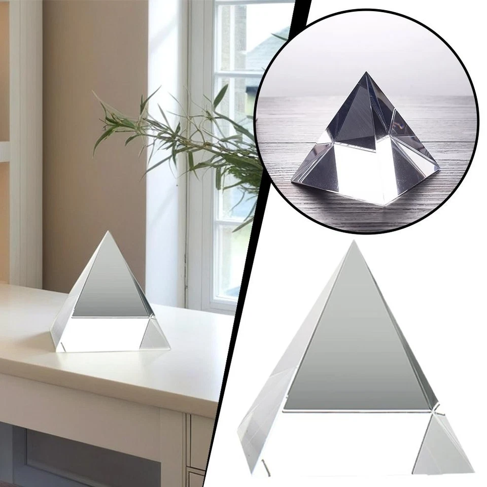 Vetro ottico trasparente arcobaleno rettangolare poliedrico divulgazione W3Q E8O - Immagine 3 di 4