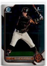 2022 Bowman #BCP-110 Diego Velasquez Chrome Prospects San Francisco Giants