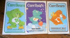 3 Vintage 1983 Care Bears Stickers