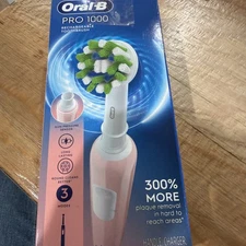 Oral-B Pro 1000 Rechargeable Electric Toothbrush, Pink - open box, never used