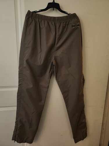 Vintage IZOD Windbreaker & Track Suit Pants Tan & Blue 2 Piece Men's Large - Picture 5 of 8