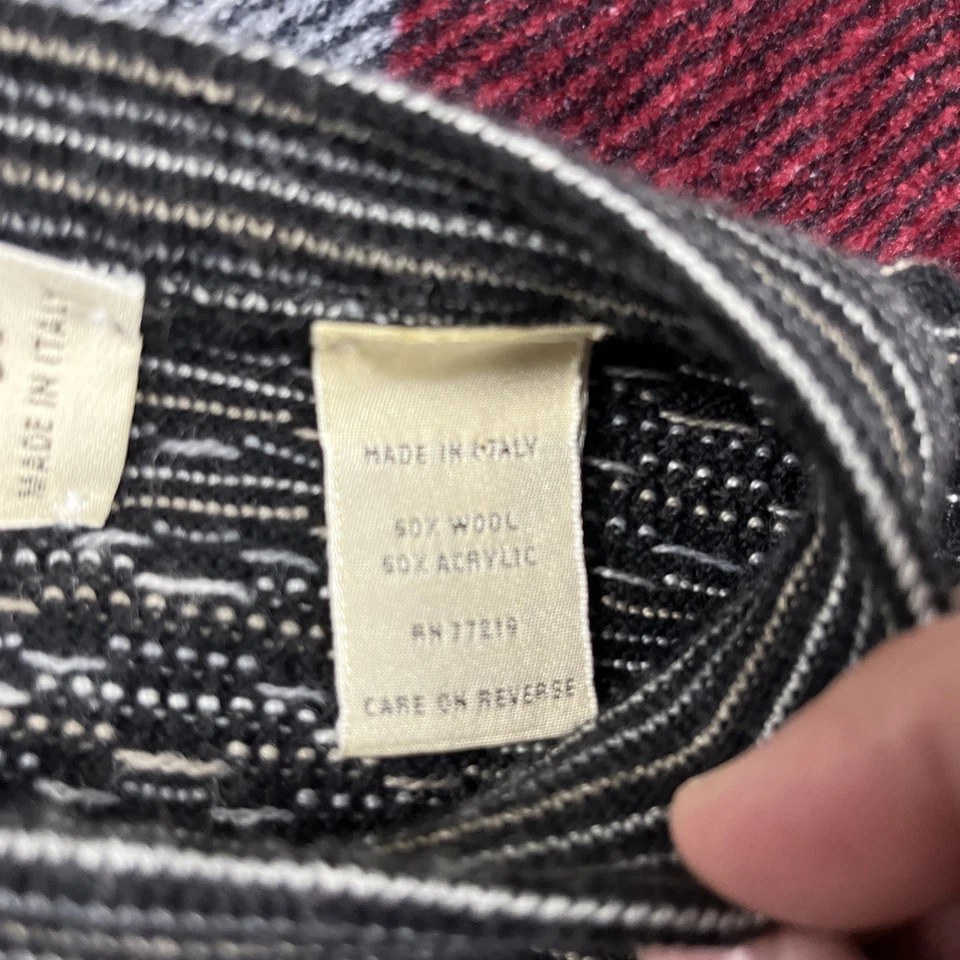 VTG Pronto Uomo Mens XL Wool Blend Grandpa Sweater Abstract Made in Italy - Image 2 of 4