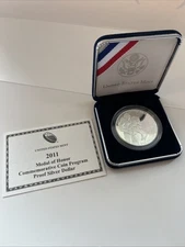 2011 Medal of Honor Commemorative Coin Program Proof Silver Dollar