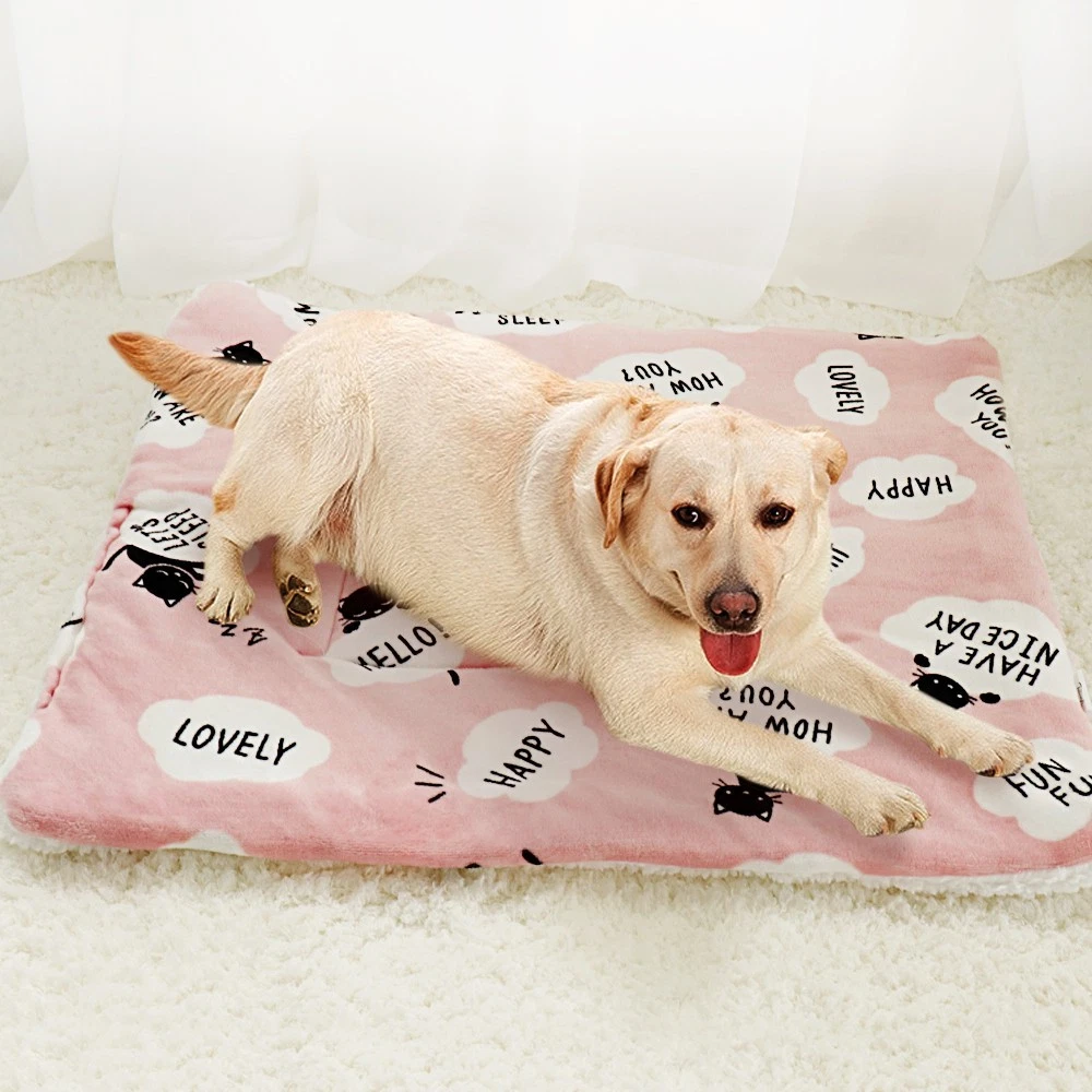 Soft Pet Blanket Dog Cat Bed Mat Washable Warm Puppy Cushion Flannel Cashmere