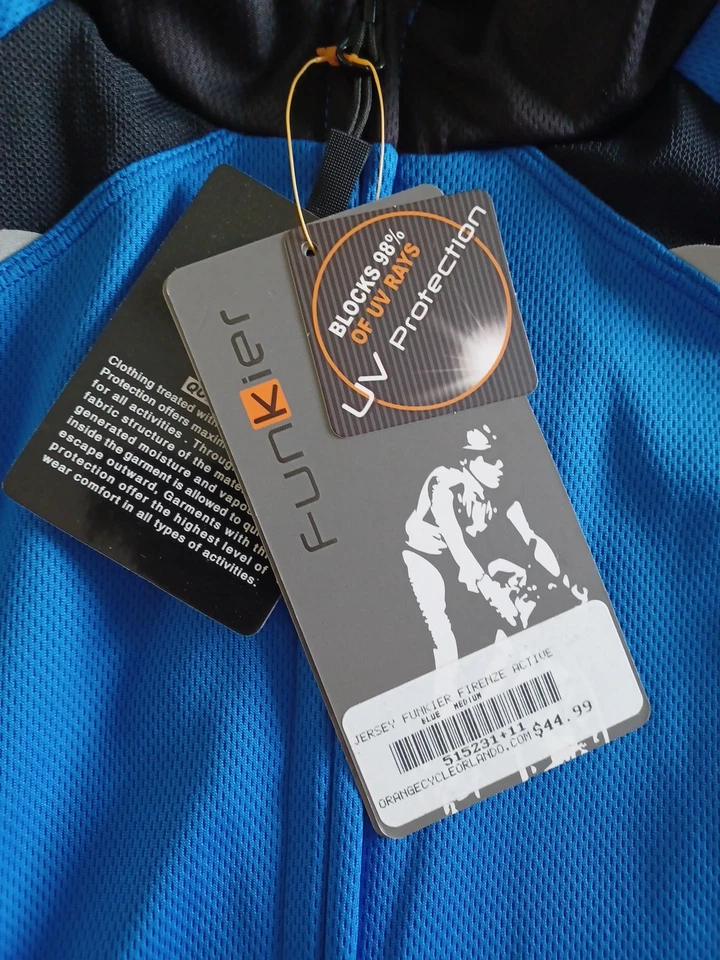 Camiseta de ciclismo Funkier Jersey Firenze talla activa mediana protección UV Foto 4 de 4