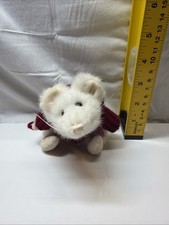 Vtg Boyds Bears Brie Stuffed Plush Jointed White Mouse Archive Collection 1995