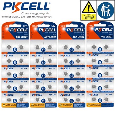 Batterie A Bottone AG7/SR927SW - 10 Pezzi, 1.5V, Per Orologi E Piccoli Elettrodomestici