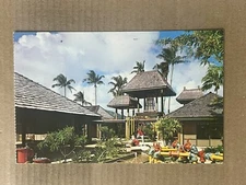 Postcard Hawaii HI Kauai Coconut Plantation Market Place Shopping Center Mall