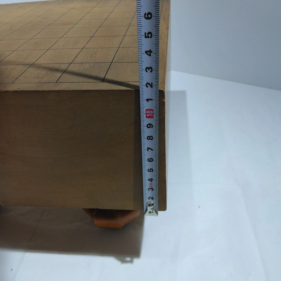 Vintage Japanese Chess Shogi Wooden Board Only 12.2x13.8x8.7in 204.2oz W/Legs FS - Image 4 of 4