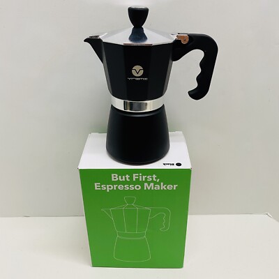 Vremi But First, Expresso Maker, Black W/ Chrome accents- Pre- Owned- Free Ship