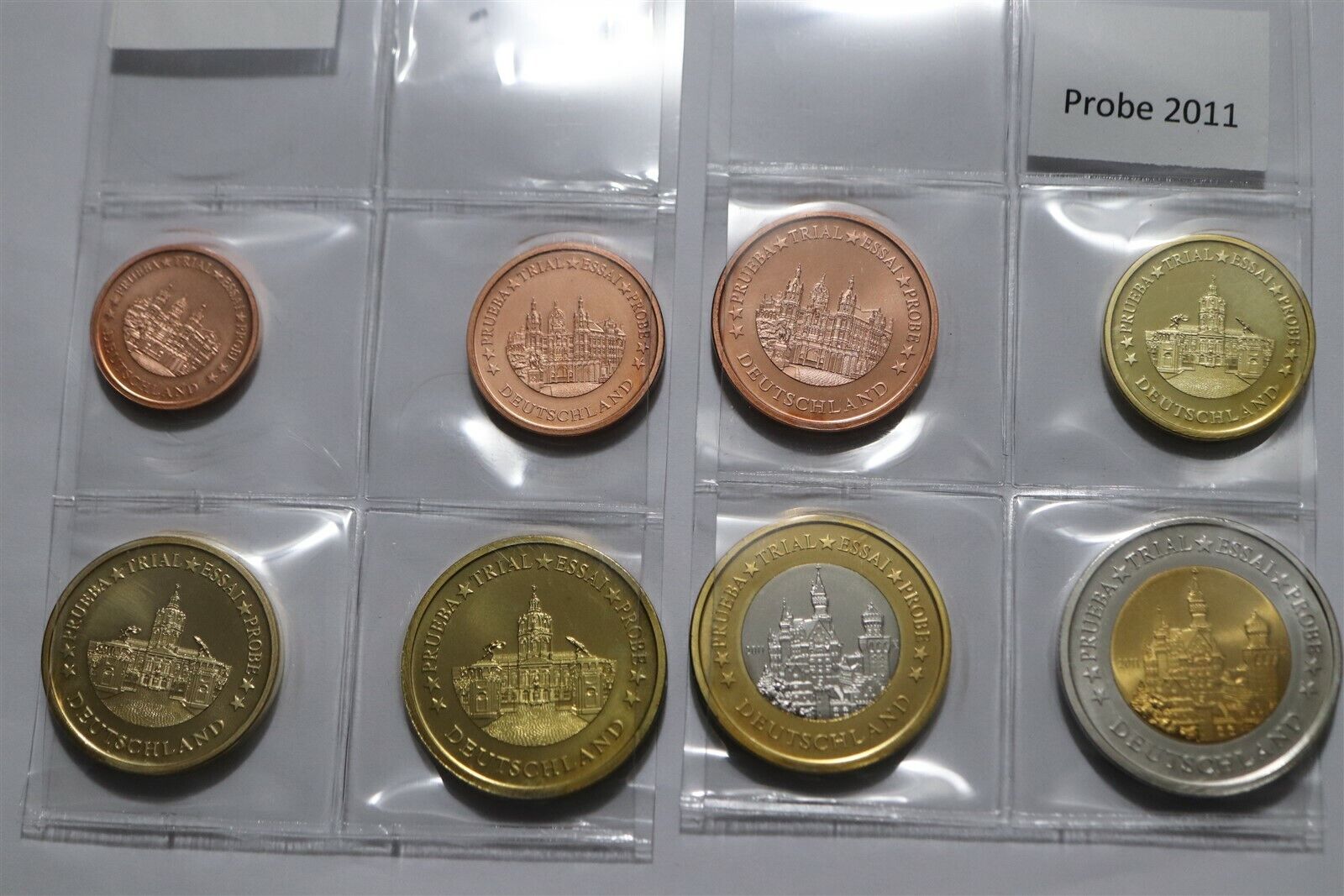 GERMANY 2011 FANTASY EURO PATTERN COIN SET B36 #128