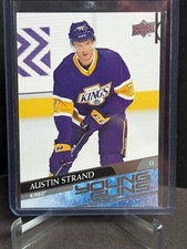 20-21 Upper Deck #722 Austin Strand RC Young Guns
