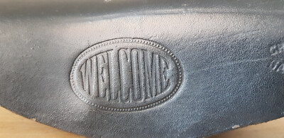 Selle Cuir WELCOME CROUPON GARANTI Pour Vélo Course Ou Randonneuse - Neuve D'époque