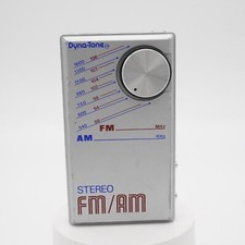 Portable FM-AM Vintage Radio Receiver Stereo Tested 