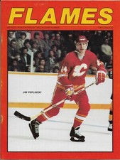 Calgary Flames - Vancouver Canucks 30.10.1983 NHL Hockey Program Peplinski