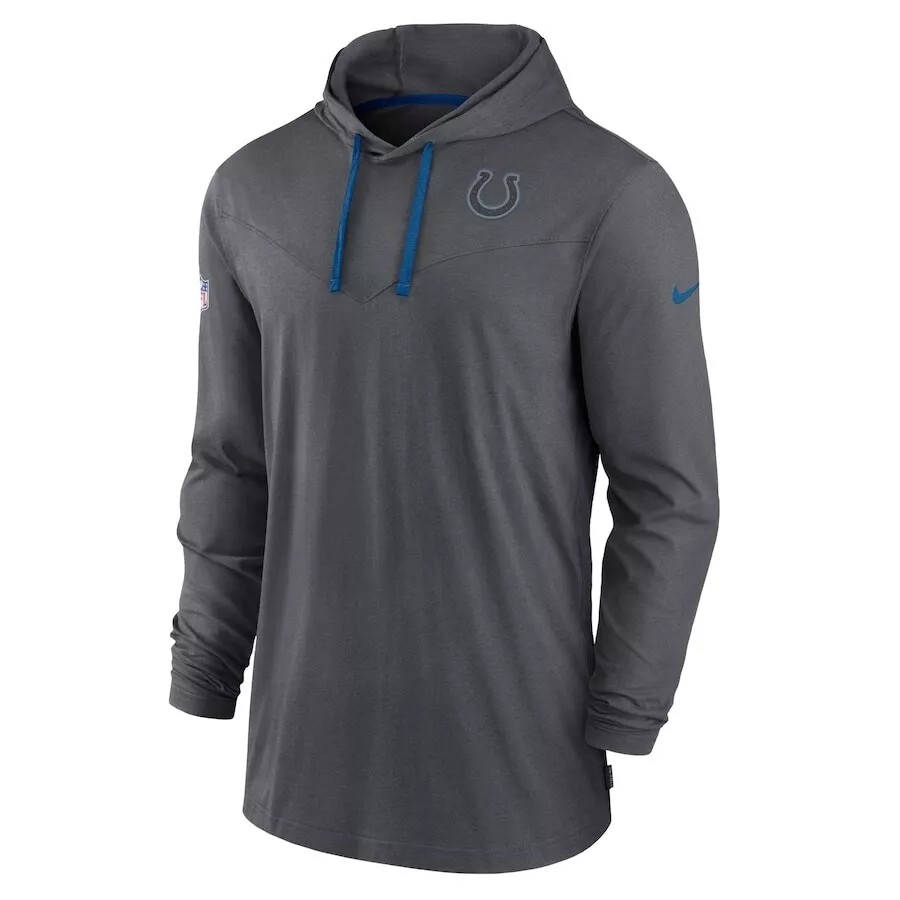 Indianapolis Colts Nike Sideline Pop Performance Pullover Hoodie
