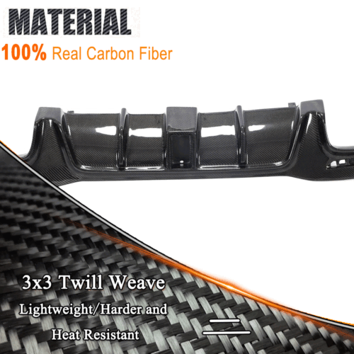 Für Mercedes W222 S63 S65 AMG 18-20 Carbon Heckdiffusor Auspuffblenden Diffusor - Bild 7 von 10