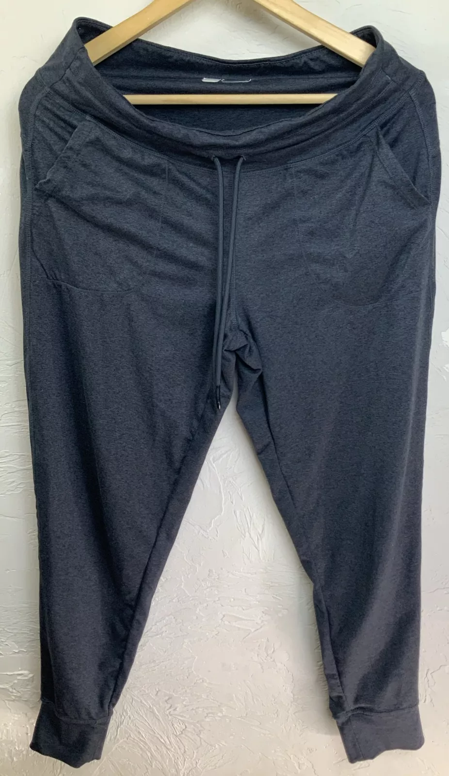 lole pull on cuffed stretch pockets drawstring pants