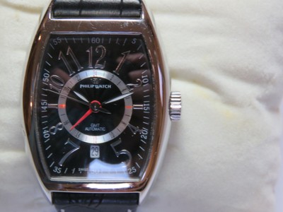 Philips Automatic GMT Watch, Tonneau Shape | eBay