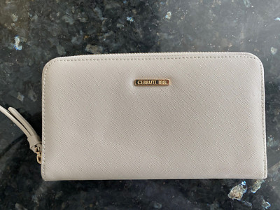 Cerutti 1881 Damen Brieftasche elegantes Portemonnaie hellgrau