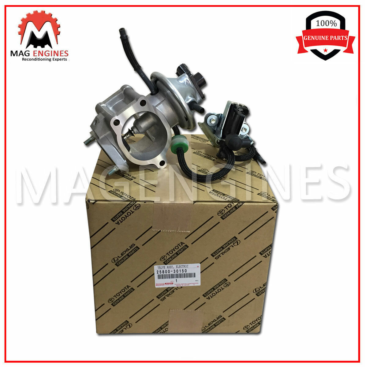 【新品未使用】トヨタ ハイエース EGRバルブ 25800-30150 25800-30150 GENUINE OEM ELECTRIC EGR CONTROL VALVE ASSY 2580030150