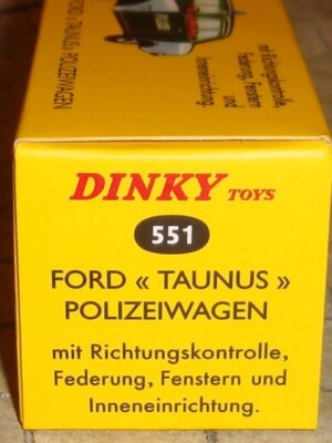 Dinky Toys Atlas Ford Taunus Polizeiwagen - Jeux & Jouets