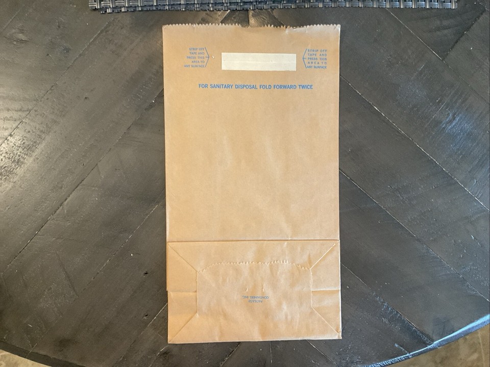 VTG C&O RR / B&O RR Passenger Train Chessie Trash Bag “For A Clean Car