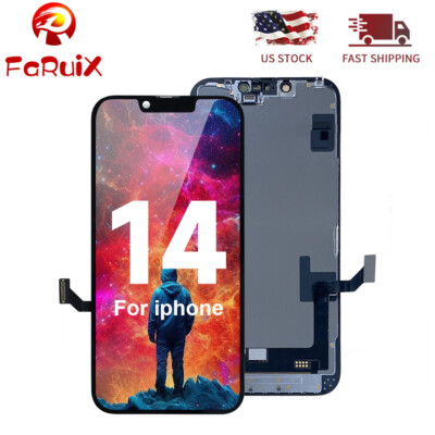 For iPhone 14 6.1'' LCD Display 3D Touch Screen Digitizer Screen Replacement US