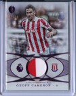 Geoff Cameron 2016 Topps Premier Gold Football Fibers Soccer Relic Stoke City