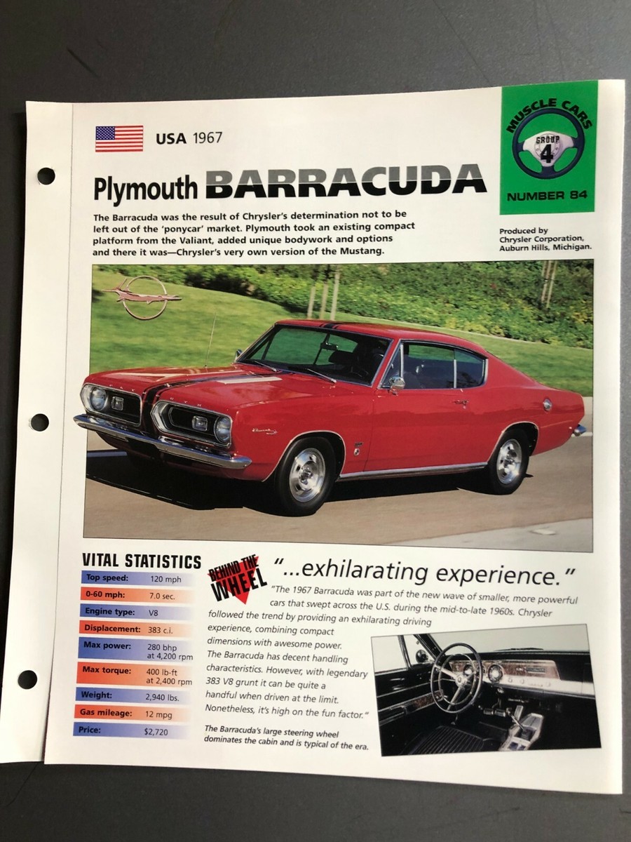 1967 Plymouth Barracuda IMP 