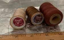 ❤️Vintage Hiawatha Bead Twist (2) + Sewing Thread Spool (1)