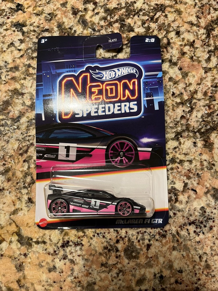 2024 Hot Wheels Neon Speeders Series #2 McLaren F1 GTR