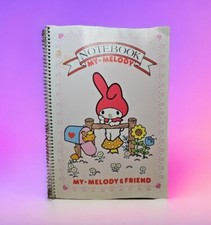 Sanrio My Melody and Friend Spiral Notebook Vintage 1976 Made in USA
