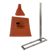 PROFI Dachsparrenhalter 1m Mast 60mm Sparrenhalter SAT Dach Halterung ALU Pfanne