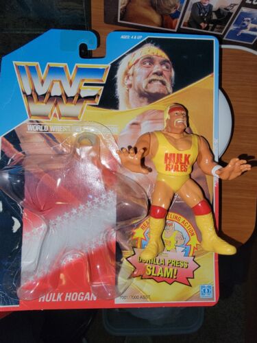 Hasbro WWF WWE Hulk Hogan Titan Sports Straight Ca...