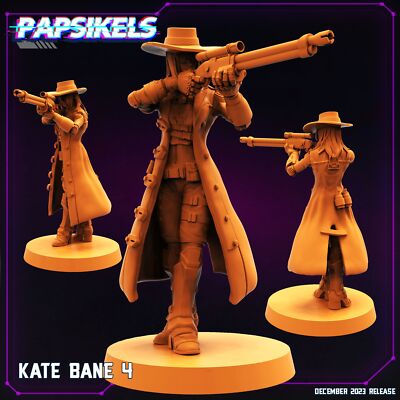 Kate Bane - v4 | DnD Miniatures | Tabletop Gaming | Tabletop Miniature | Sci-Fi