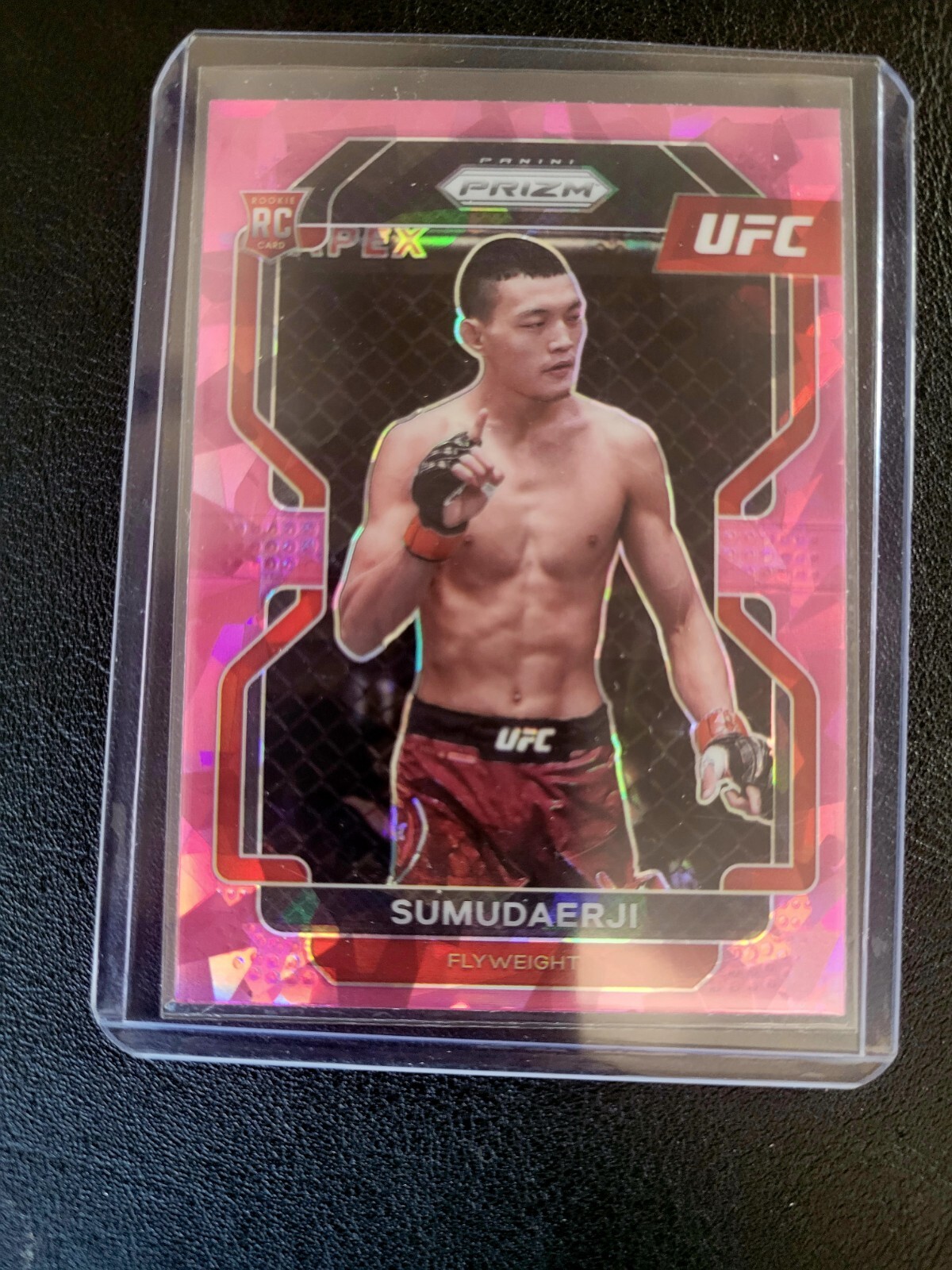 Sumudaerji 2022 Panini Prizm UFC Cracked Pink Ice  #114