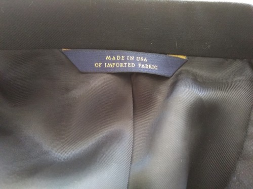 NWOT Brooks Brothers 1818 Fitzgerald Black Wool Suit 45R Retail $998 - Picture 5 of 7