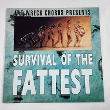 Survival of the Fattest Hard Core Punk Anthology NOFX WIZO Insert Fat Music Orig