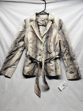 Classiques Entier Snake Skin Jacket Womens Size Medium