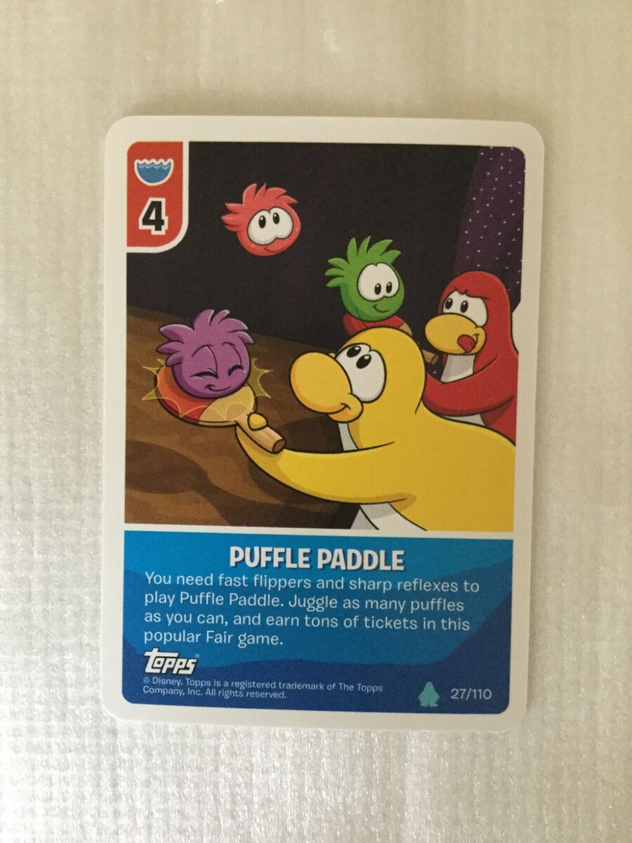 Adventurous Red Puffle - 2011 Topps Club Penguin Card-Jitsu Water